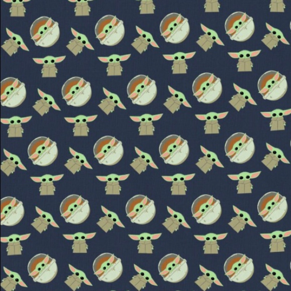 Baby Yoda The Child fabric 1/2 yard